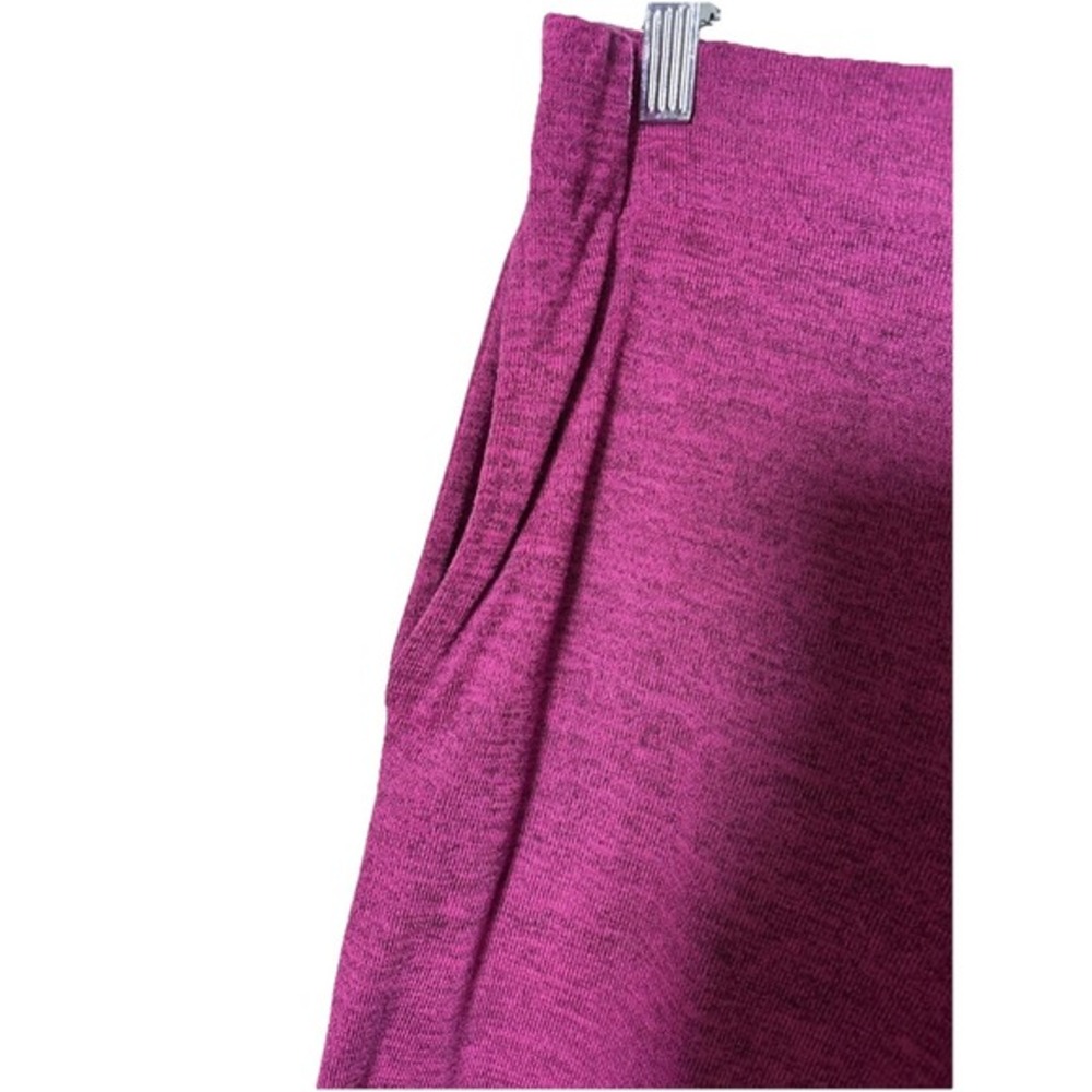 Daisy XL Magenta Pink Wide-Leg Pants Lounge High Rise‎ Elastic Waist Pockets - Picture 3 of 6